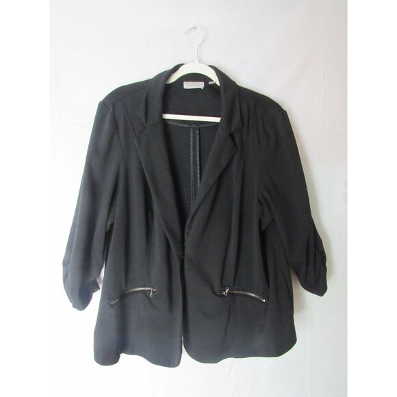 Avenue Black Blazer Size 22/24 - Picture 1 of 4